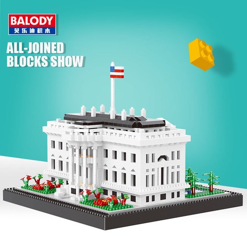 mini building blocks white house